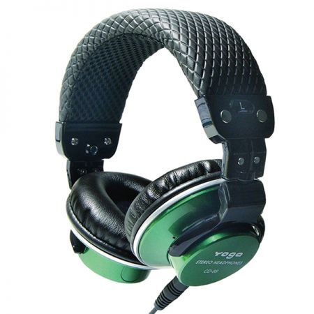 On-ear headphone in green color